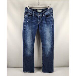 BKE Jeans Womens 30L Blue Payton Bootcut Denim (30x32)